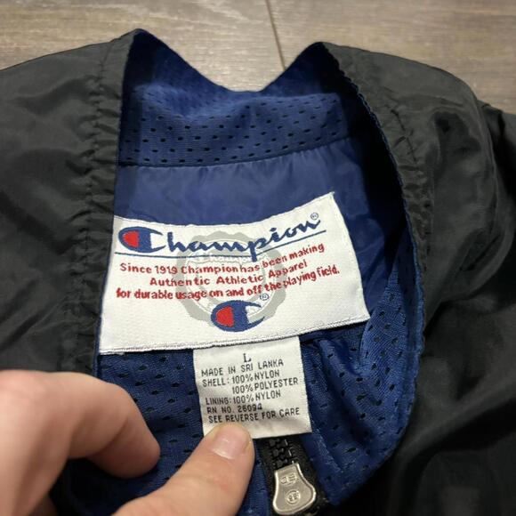Vintage Philadelphia 76ers champion zip up windbreaker 90s L - Picture 8 of 8
